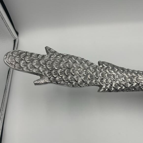 Metal Pheasant Figure Sculpture Silver Plate Pewter Are Decor MCM 18" - Picture 6 of 10